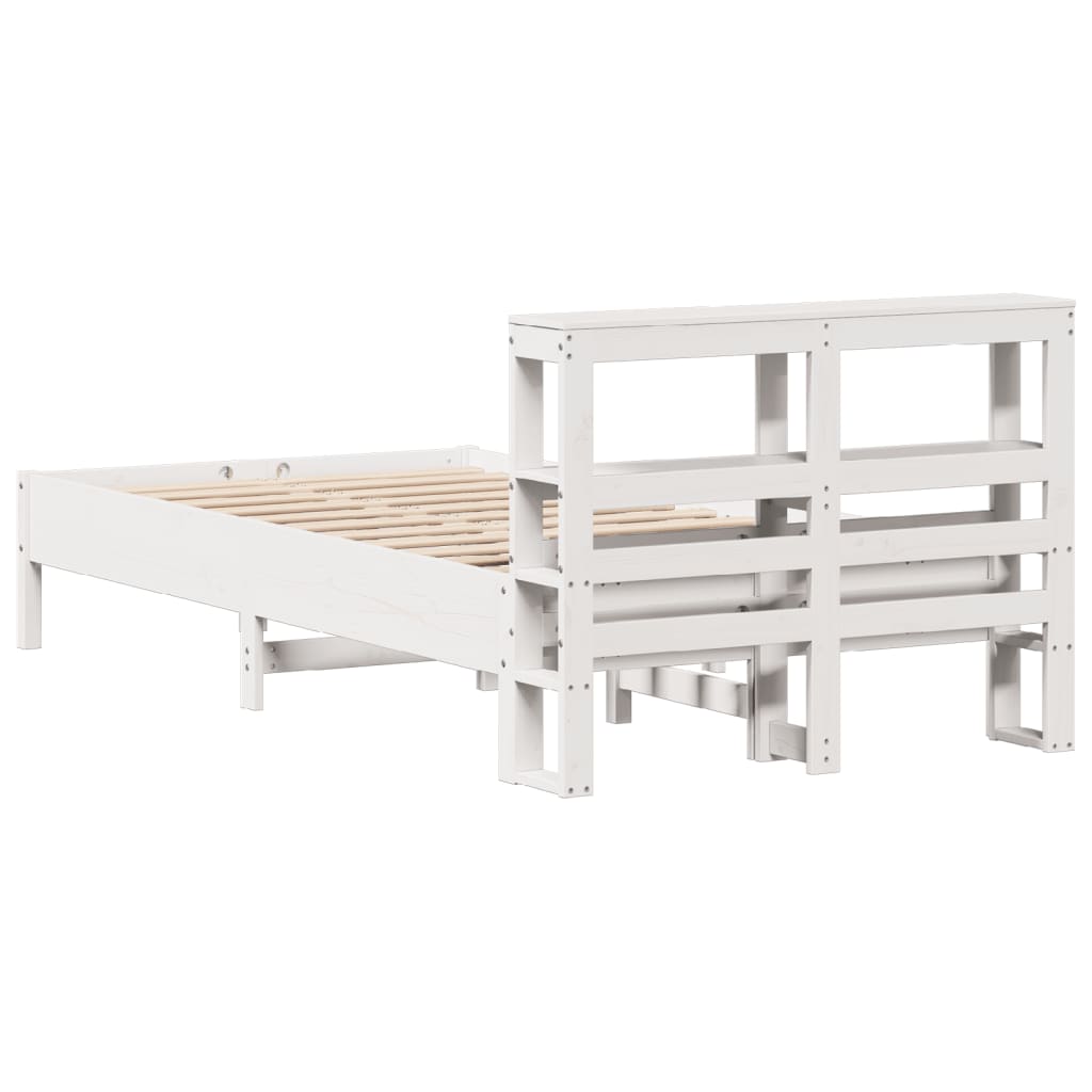Bedframe Zonder Matras Massief Grenenhout