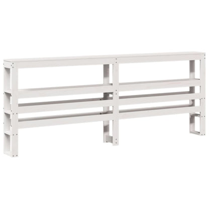 Bedframe Met Hoofdbord Massief Grenenhout