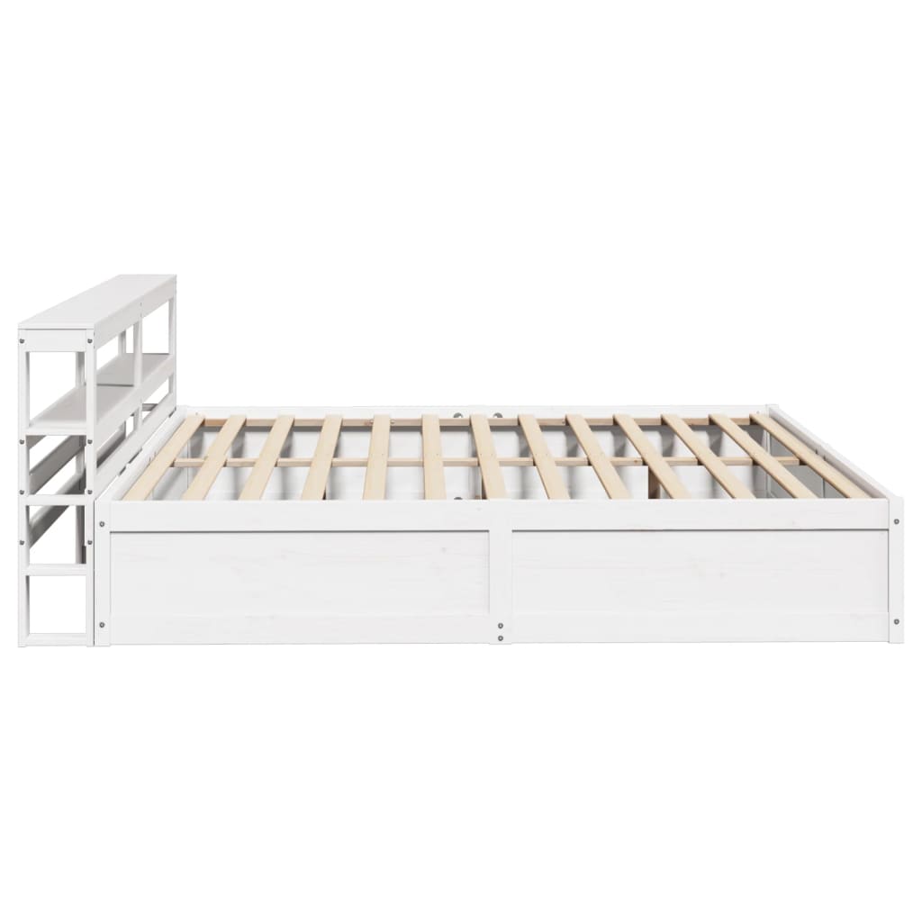 Bedframe Met Hoofdbord Massief Grenenhout