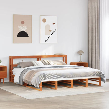 Bedframe Zonder Matras Massief Grenenhout