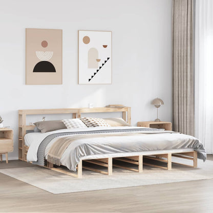 Bedframe Zonder Matras Massief Grenenhout