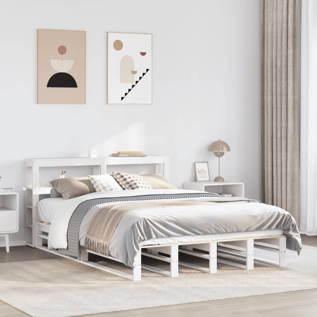 Bedframe Zonder Matras Massief Grenenhout