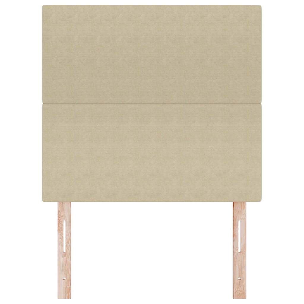 Led Hoofdbord Met Led -Striplichten Grijs Groen Stof