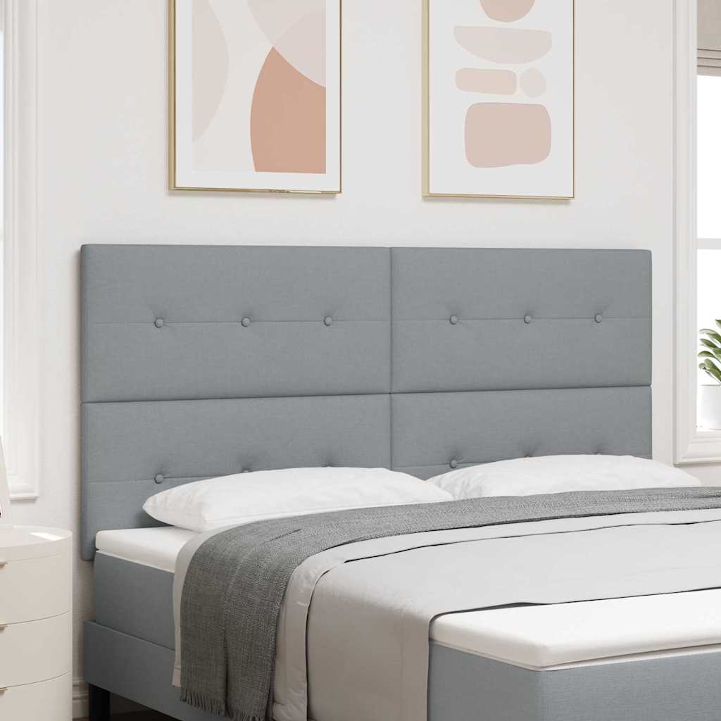 Led-Hoofdbord Met Led -Striplichten Stof