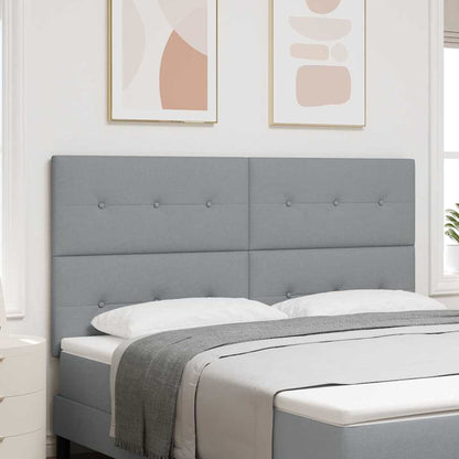 Led-Hoofdbord Met Led -Striplichten Stof