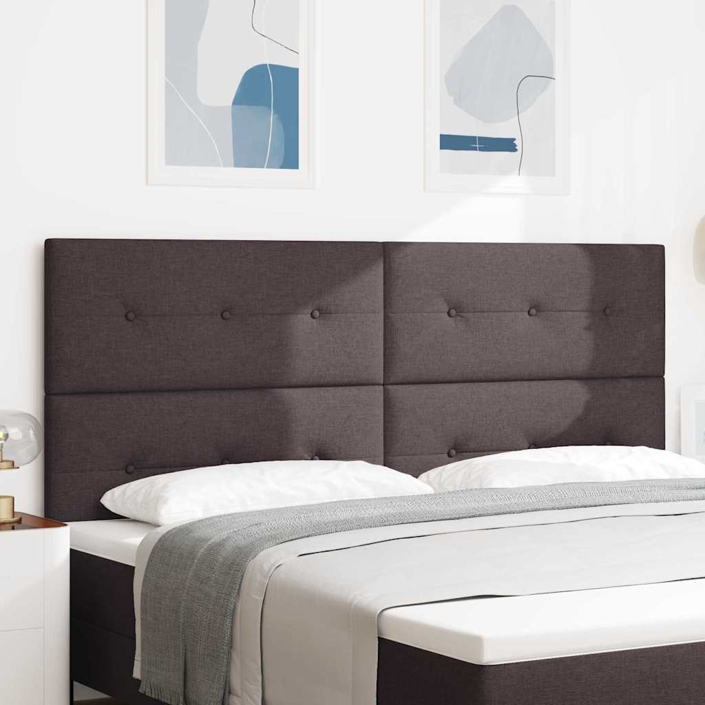 Led-Hoofdbord Met Led -Striplichten Stof