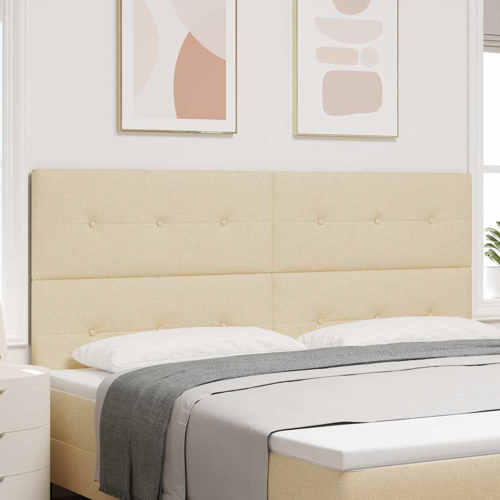 Led-Hoofdbord Met Led -Striplichten Stof