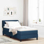 Boxspringbed Met Matras Met Matras Stof Blauw