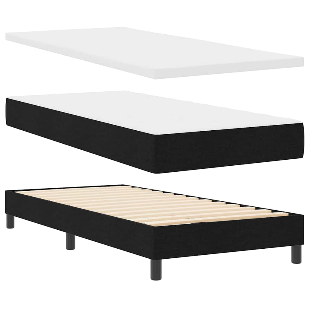 Boxspringbed Met Matras Met Matras Stof Zwart