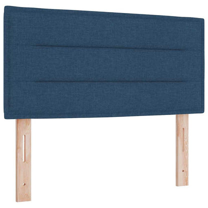 Boxspringbed Met Matras Met Matras Stof Blauw