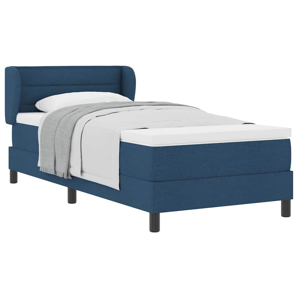 Boxspringbed Met Matras Met Matras Stof Blauw