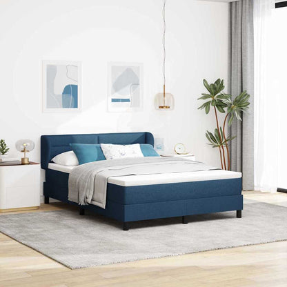 Boxspringbed Met Matras Met Matras Stof Blauw