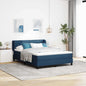 Boxspringbed Met Matras Met Matras Stof Blauw