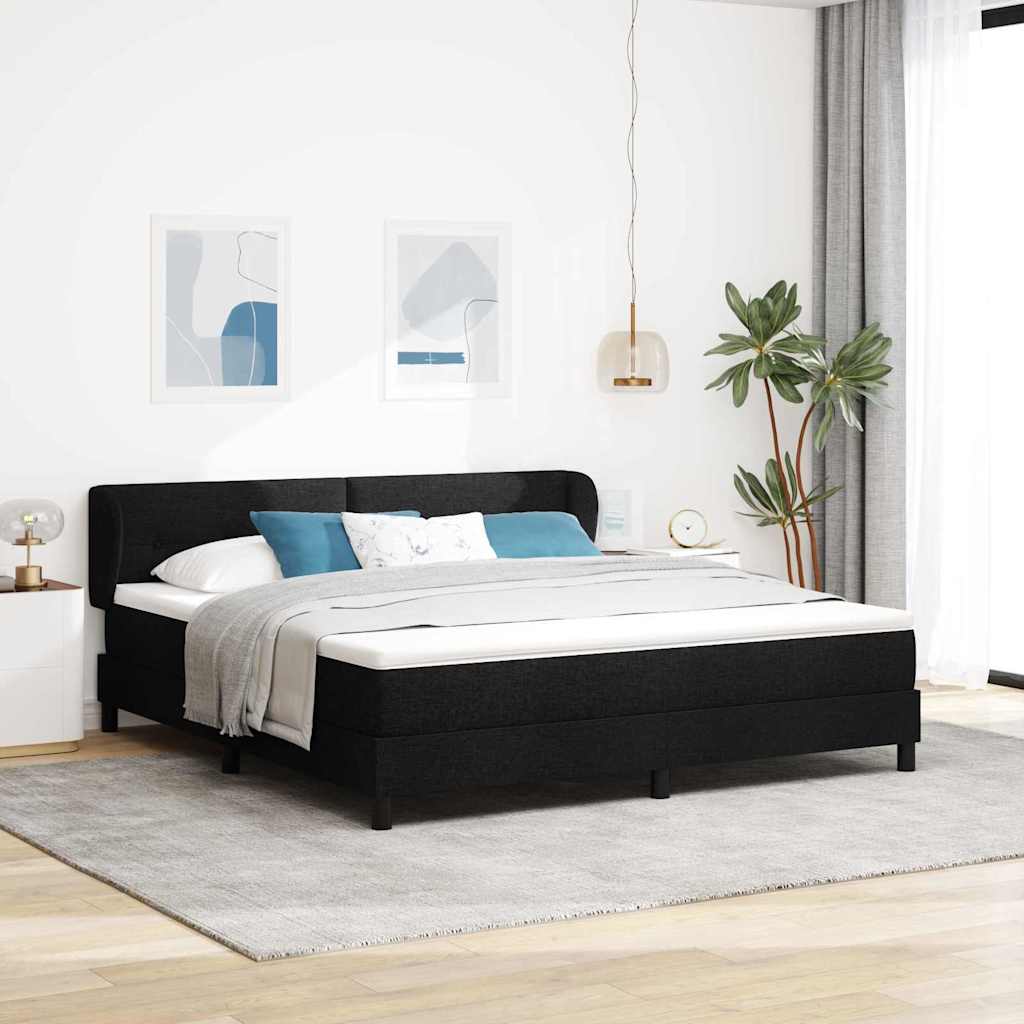 Boxspringbed Met Matras Met Matras Stof Zwart