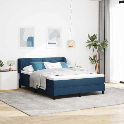 Boxspringbed Met Matras Met Matras Stof Blauw