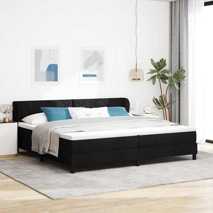 Boxspringbed Met Matras Met Matras Stof Zwart