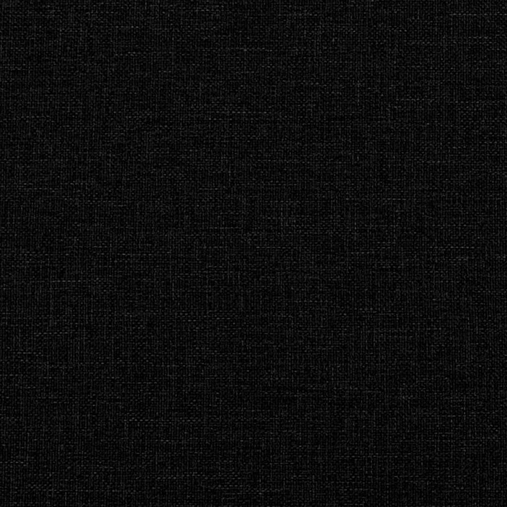 Boxspring Bed Met Matras Met Hoofdeinde Stof Zwart