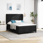 Boxspring Bed Met Matras Met Hoofdeinde Stof Zwart