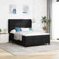 Boxspring Bed Met Matras Met Hoofdeinde Stof Zwart