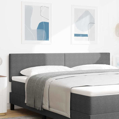 Led Hoofdbord Met Led -Striplichten Grijs Groen Stof