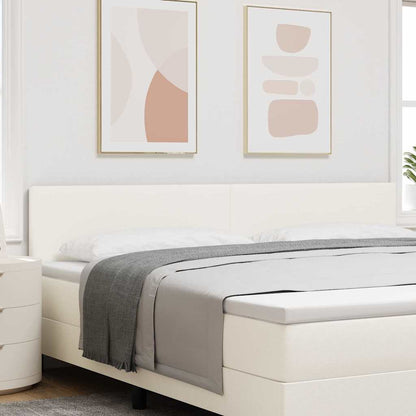 Led Hoofdbord Met Led -Striplichten Grijs Groen Stof