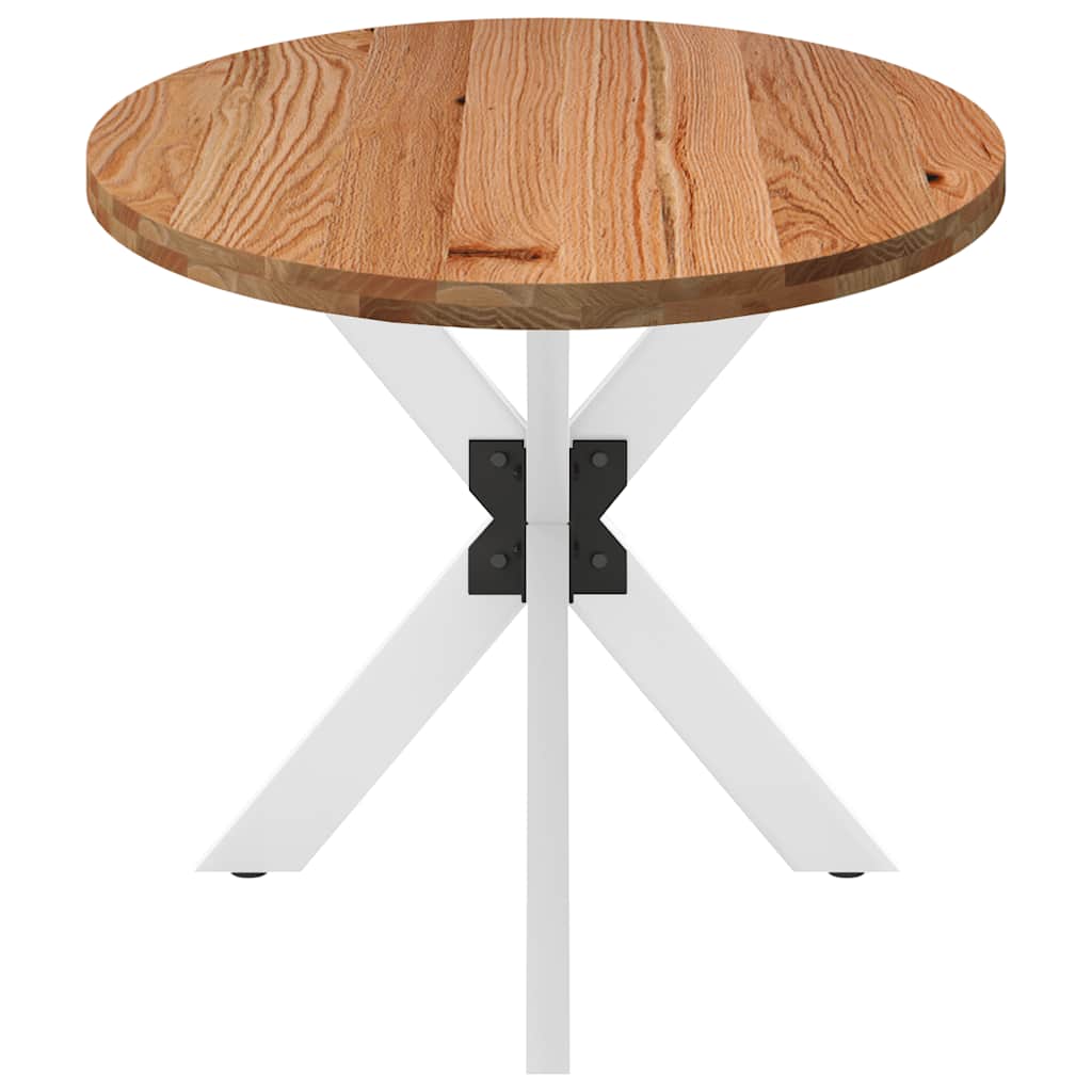 Eettafel Ovaal Massief Eikenhout Lichtbruin