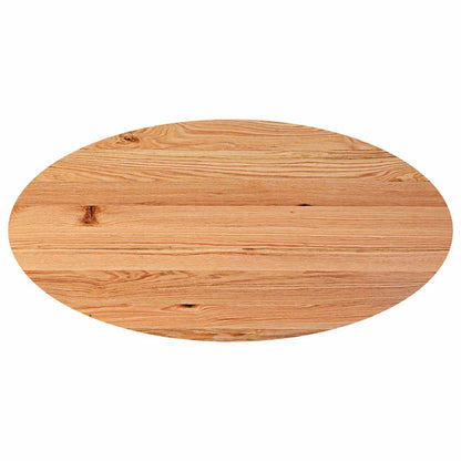 Eettafel Ovaal Massief Eikenhout Lichtbruin