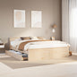 Bedframe Zonder Matras Met Hoofdbord Grenenhout