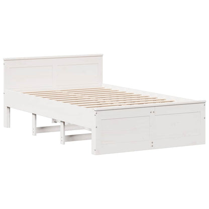 Bedframe Zonder Matras Met Hoofdbord Grenenhout