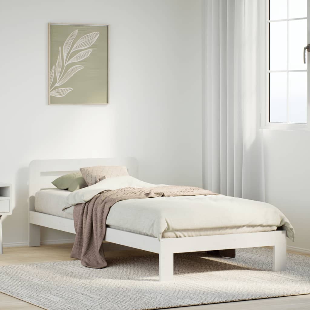 Bedframe Zonder Matras Massief Grenenhout
