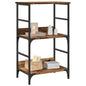 Boekenrek 50X33X Bewerkt Hout Eikenkleurig
