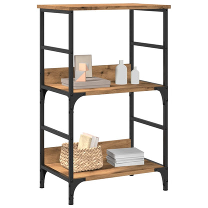 Boekenrek 50X33X Bewerkt Hout Eikenkleurig