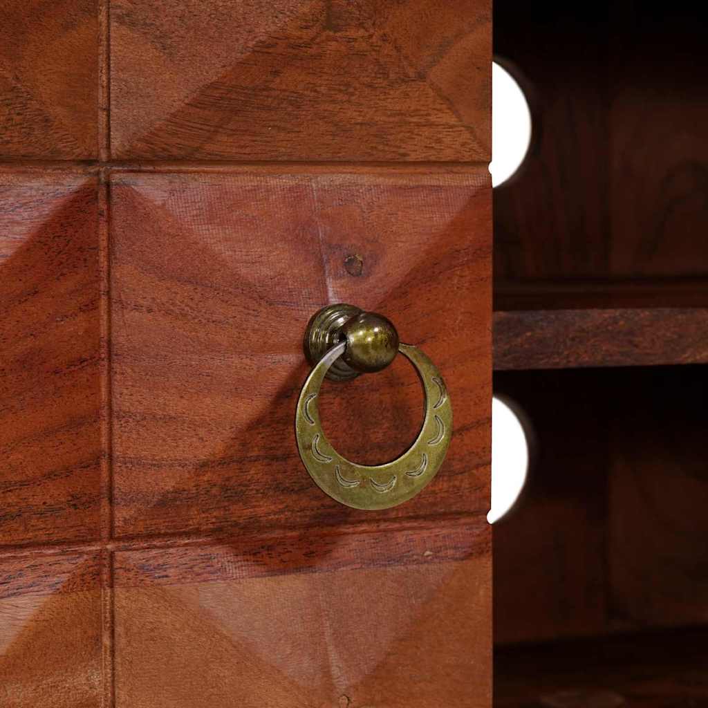 Media-Opslagkasten En Rekken Met Plank Bruin