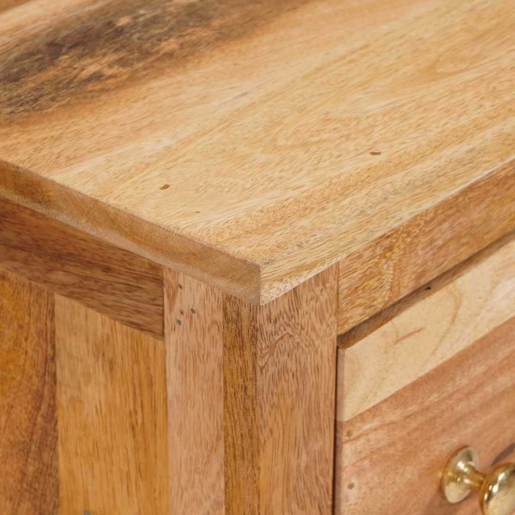 Dressoir Met Lade Bruin Massief Mangohout