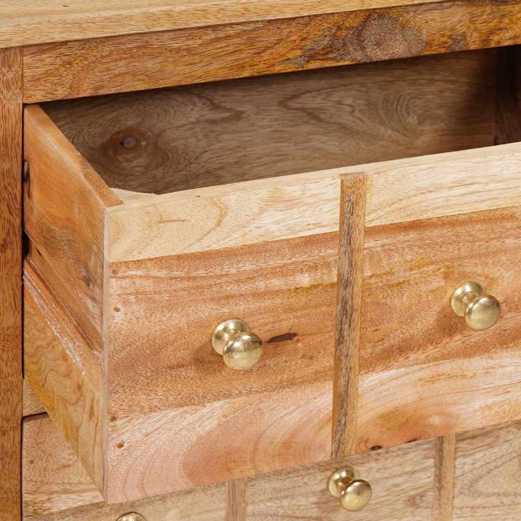 Dressoir Met Lade Bruin Massief Mangohout
