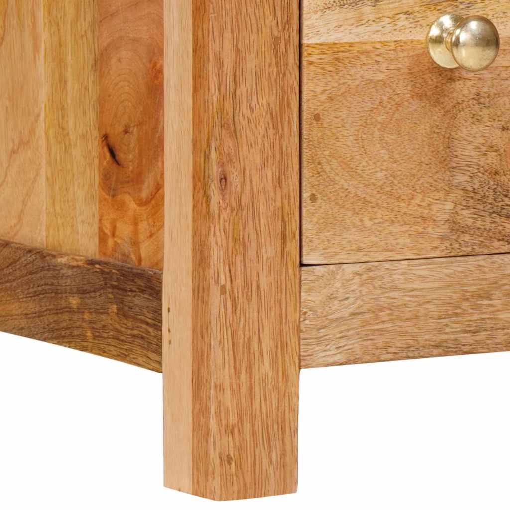 Dressoir Met Lade Bruin Massief Mangohout