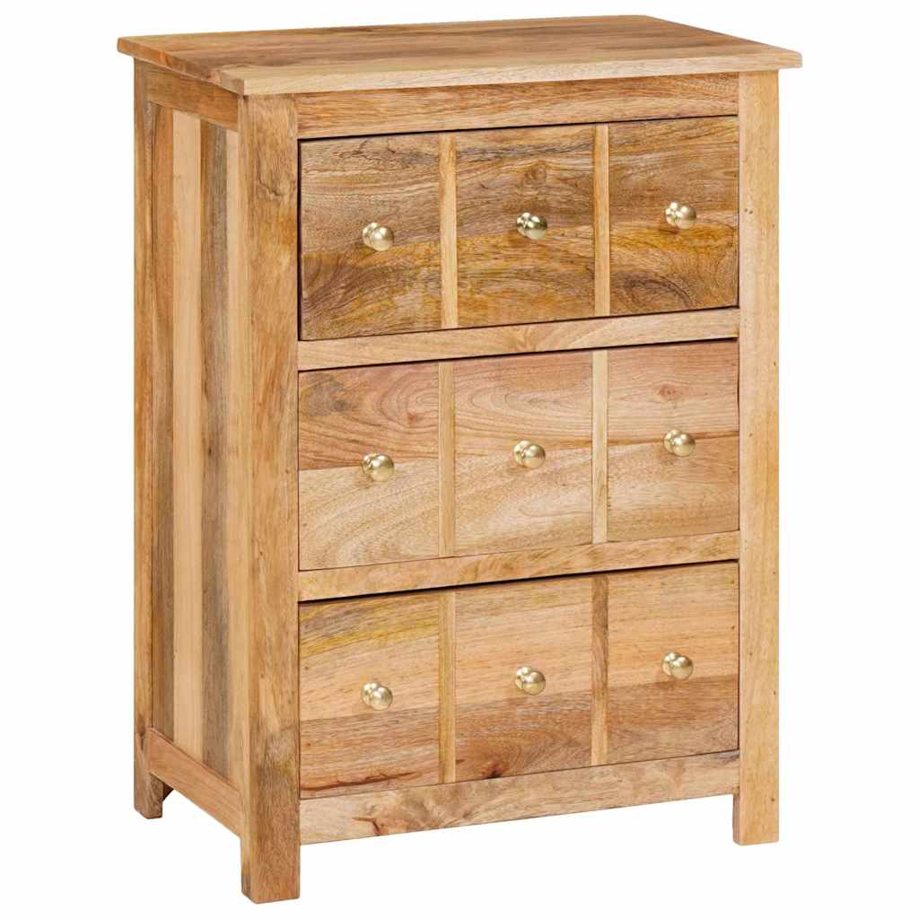Dressoir Met Lade Bruin Massief Mangohout