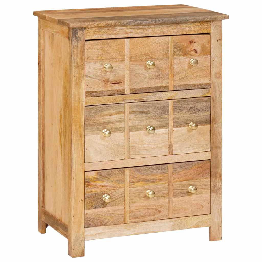 Dressoir Met Lade Bruin Massief Mangohout