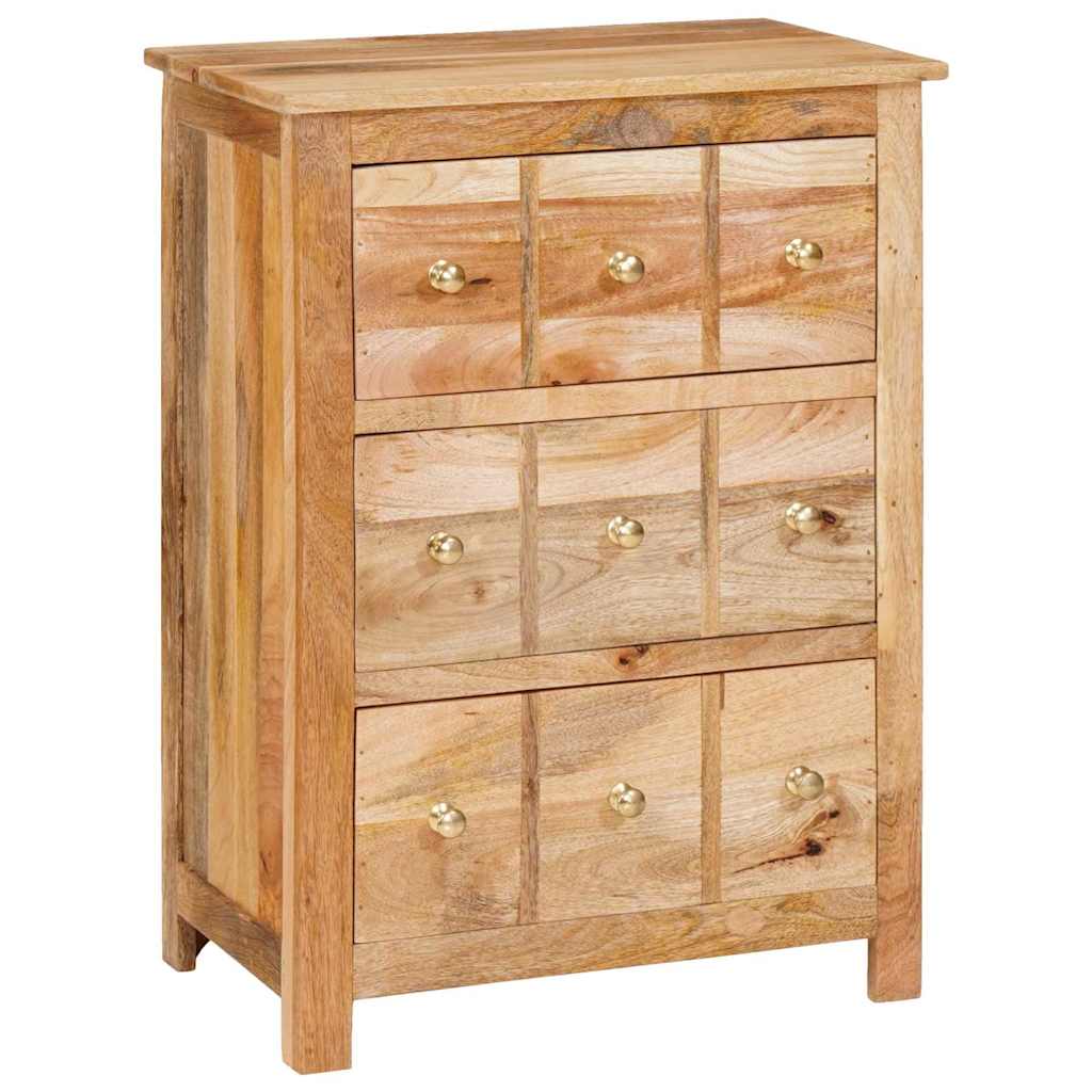 Dressoir Met Lade Bruin Massief Mangohout