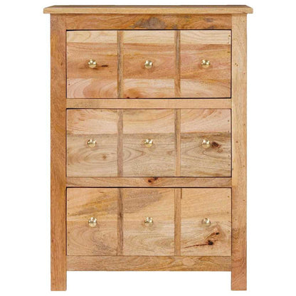Dressoir Met Lade Bruin Massief Mangohout