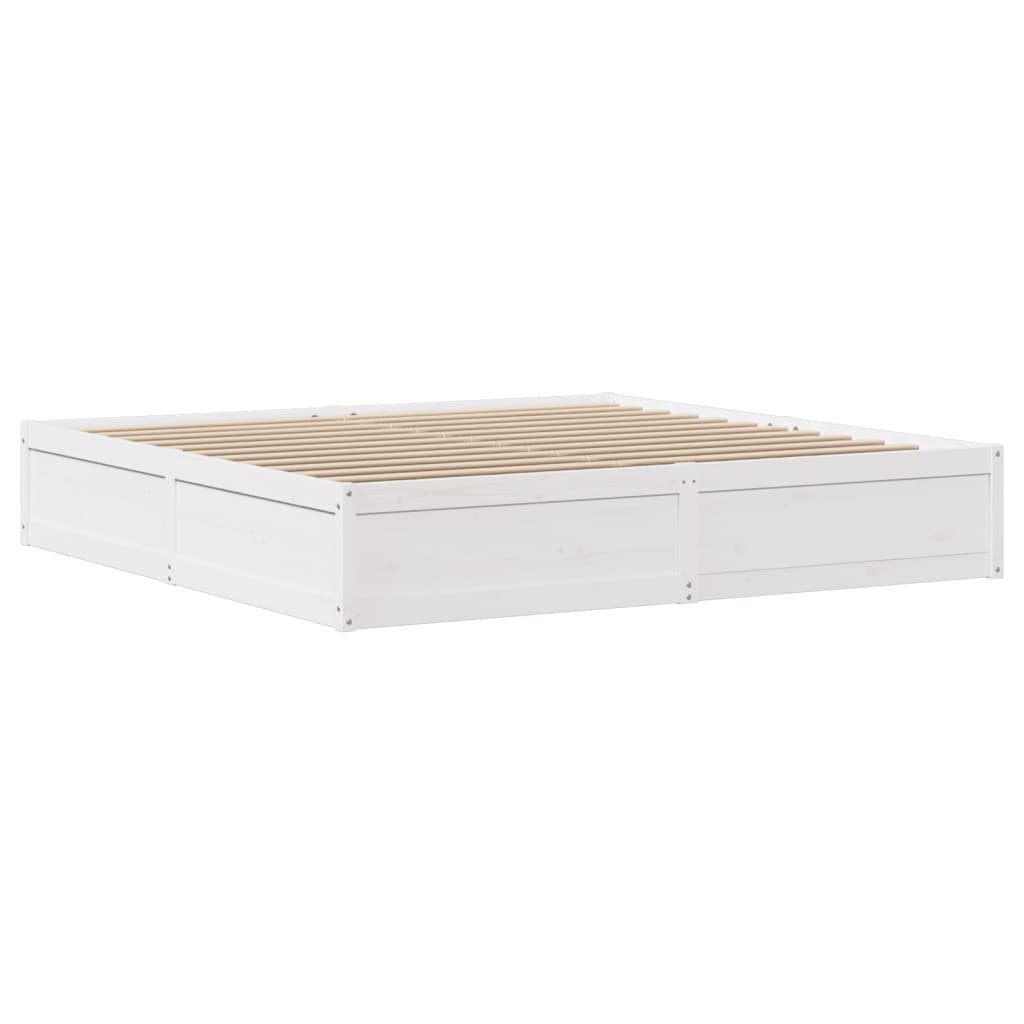Bedframe Zonder Matras Massief Grenenhout