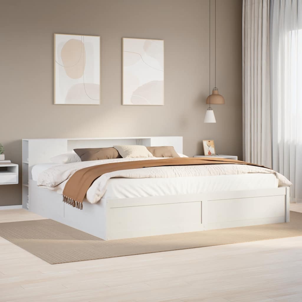Bedframe Zonder Matras Massief Grenenhout
