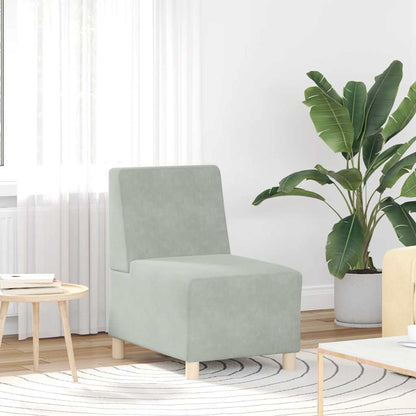 Modulaire Bank Zonder Armleuningen 55 Cm Fluweel