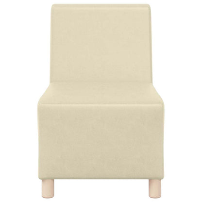 Modulaire Bankeenheid Armlos 55 X 74 X 82 Cm Nep Leer