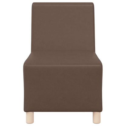 Modulaire Bank Zonder Armleuningen 55 Cm Kunstleer