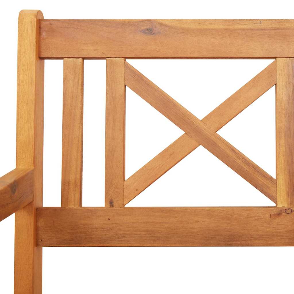 Tuinstoel 4 Pcs Bruin 56 X 56 X 90 Cm Massief Acaciahout