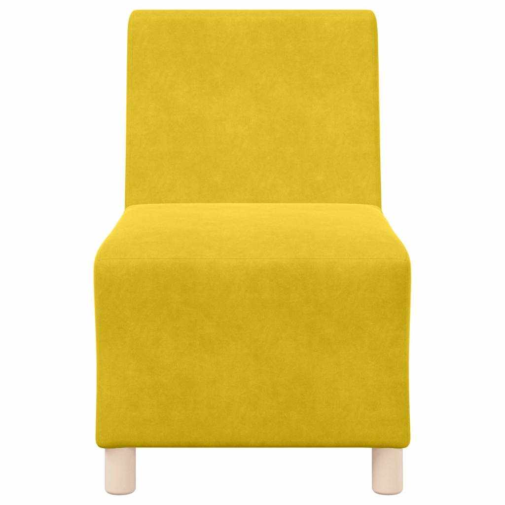 Modulaire Bankeenheid Armlos 2 Pcs 55 X 74 X 82 Cm Fluweel