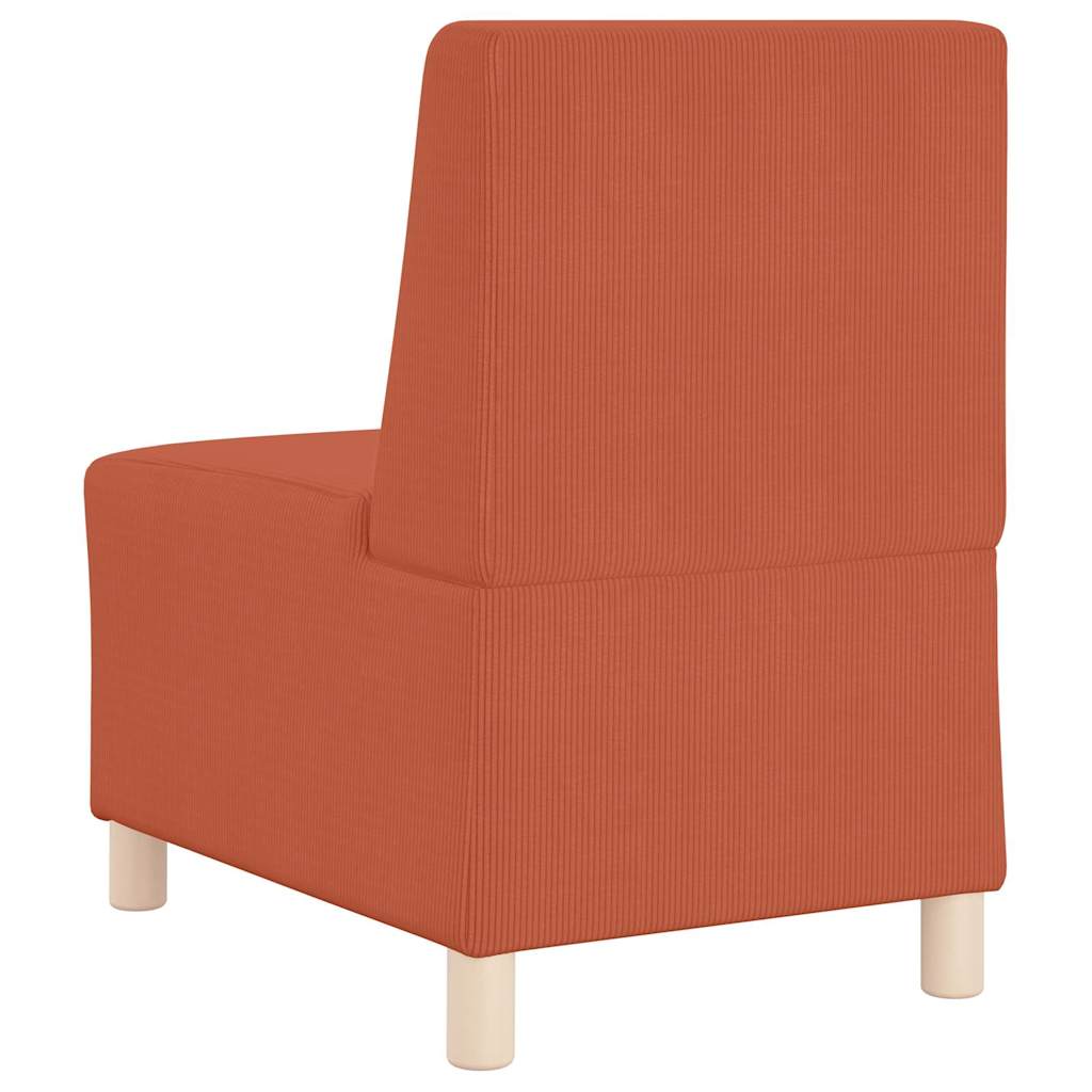 Modulaire Bankeenheid Armlos 2 Pcs Oranje 55 X 74 X 82 Cm