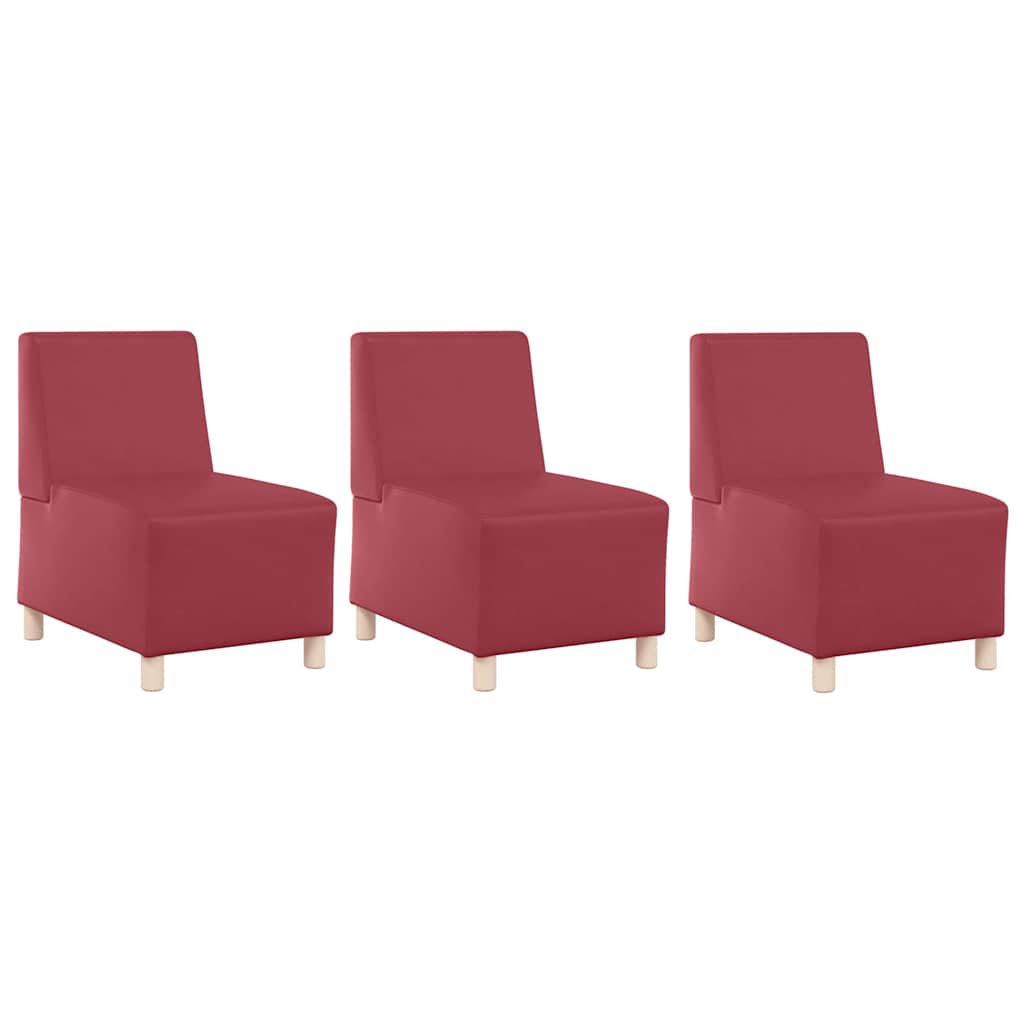 Modulaire Bankeenheid Armlos 3 Pcs 55 X 74 X 82 Cm