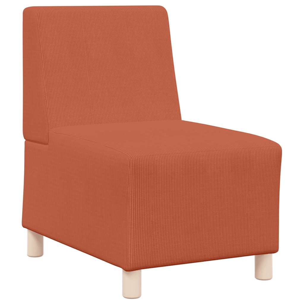 Modulaire Bankeenheid Armlos 3 Pcs Oranje 55 X 74 X 82 Cm